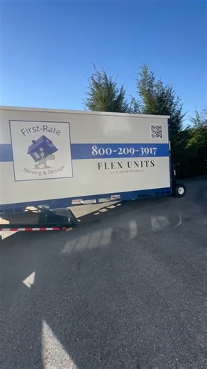 FIRST-RATE MOVING & STORAGE on Instagram: "Preparing for a move or looking for additional storage? Our 16’ Flex Units provide secure, on-site storage with the convenience of packing on your own timeline. Professional loading assistance is available and you’ll receive 10% off labor services when you choose our crew. 👉 Reserve a Flex Unit today 📞 800-209-3917 🌐 www.first-ratemoving.net/flexunits #StorageSolutions #PortableStorage #MovingSupport"