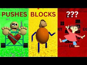 1 Good Thing About EVERY Character in Baldi's Basics Classic