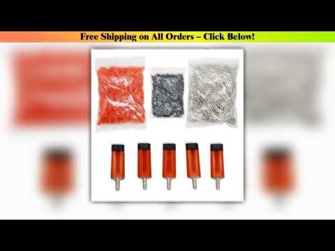 1000sets Dental Lab Twin Pins Red Rubber Sleeves and Caps Double Brass Dowel Pin Easily Used On