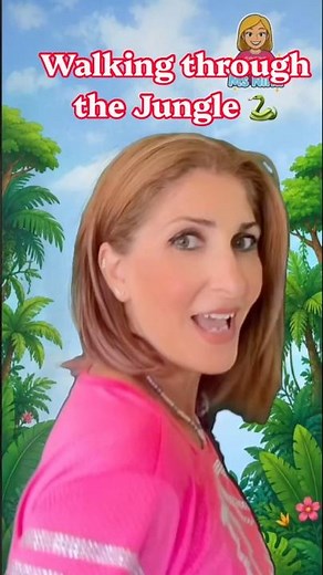 Walking Through the Jungle | Fun English Chant for Kids | Learn Animals #kidsongs #storytime #shorts