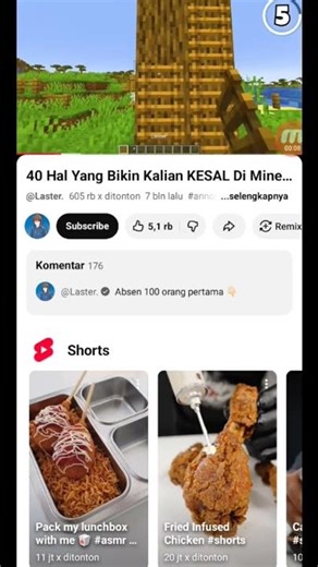 Iklan Minecraft Mild (Phw 21+)