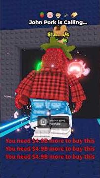 Noo.. John Pork is calling… #stealabrainrot #roblox #brainrot #games #gaming #funny #memes