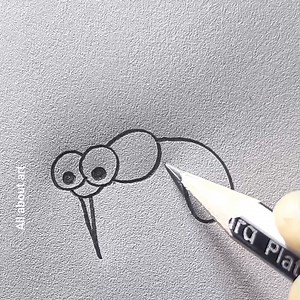256K views · 1.9K reactions | How to draw a mosquito 烈 | All About Art | Facebook