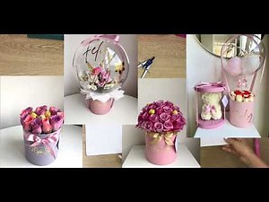 HOW TO MAKE A ROUND BOX 🎁🌹 BOX FOR FLOWERS OR GIFTS #boxes