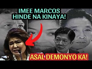 Shocking! Imee Marcos binawi agad ang pahayag laban kay PBBM??