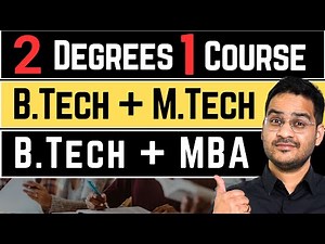 💥BTech + MBA Dual Degree? Ek Saath 2 Degree! Integrated Course Benefits! #dualdegree #btechColleges