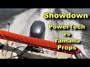 Yamaha Vs Powertech 13.25x14 Propeller Showdown! Yamaha F70 on a Montauk 17