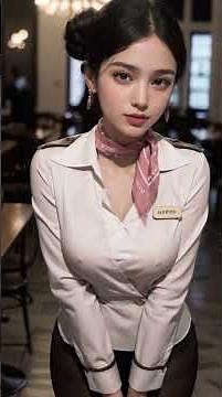 [4K]Airline Stewardess lookbook 15 | best lookbook 4K