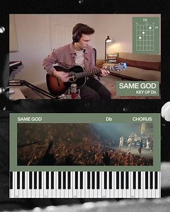 Brand new piano and acoustic tutorials for "Same God" on the Elevation Worship Resources YouTube channel! If you play an instrument and want to grow in your gifts - this channel is for you! Check out this song and others at YouTube.com/ElevationWorshipResources | Elevation Worship