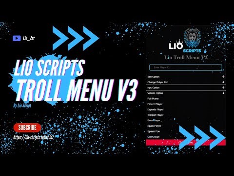 [QBCORE] Best Fivem Server Side Troll Menu || Lio Troll Menu V3