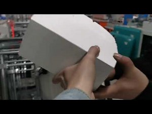 High Speed Double Workshop Paper Carton Lunch Box Making Machine