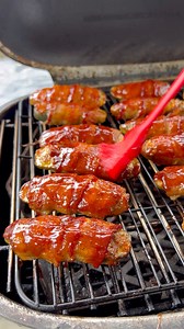 1.8K views · 117 reactions | Bacon wrapped stuffed pickles | Miguels cookingwithfire | Facebook