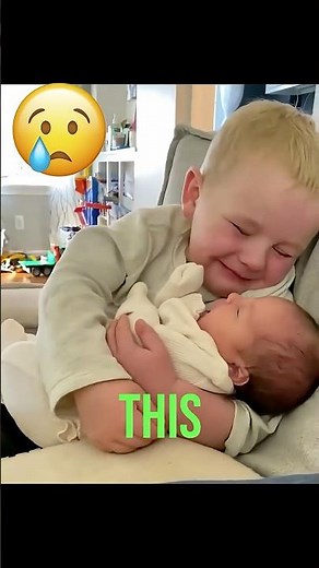 Big Brother Meets Baby and Completely Melts