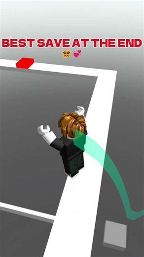 Best Save In The Roblox Obby🤩🥶 #roblox
