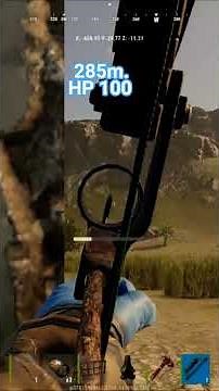 Rust- A Long Shot! Combat log showed I hit him in the stomach 😲