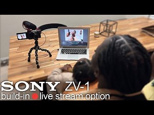 How to Live Stream with Sony ZV-1 & Camera Mic