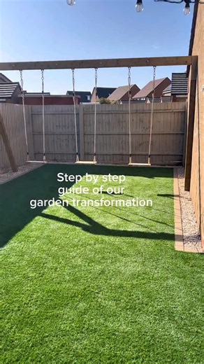 Shelley on Instagram: "Garden Transformation: Step-by-Step Guide! 🛠🌿 Ad | I’ve had so many questions about how we created our outdoor space, so here’s a step-by-step guide! I’ll be honest, I had to ask James for the finer details, because let’s be real, I was more Creative Director than site manager 😅 We sourced everything from @mkm.buildingsupplies and @mkm.miltonkeynes, and they made the whole process incredibly smooth from start to finish. Highly recommend if you’re planning your own trans