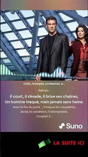 le caméléon - un homme traqué - générique français