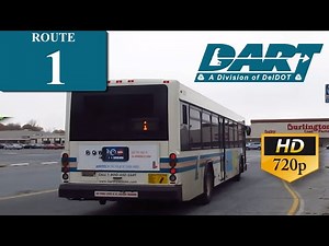 DART First State Ride: 2008 Gillig Low Floor #228 on route 1, Tri-State Mall Bound [HD]
