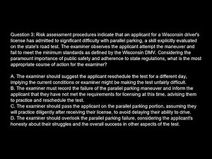 Wisconsin DMV Drivers Test Free Practice Test And Answers Updated