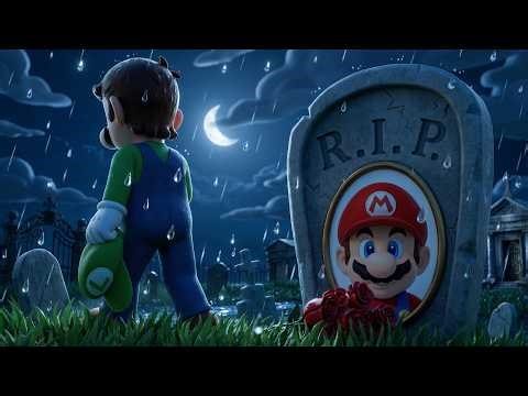 Luigi says goodbye to Mario 😭...The Sad Story of Mario | Super Mario Bros Animation