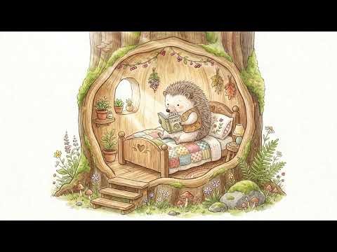 DAY 68 - Soft Fall Light 🍂 Cozy Hedgehog Relaxing Lofi