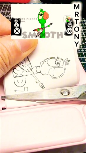 Sprunki OC: TALKING PIERRE PARROT phase 2 (FROM TALKING TOM) #sprunki #stickermaker #sticker #diy