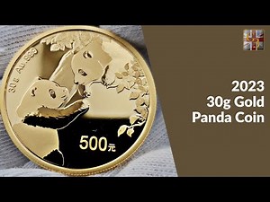 2023 30g Gold Panda Coin