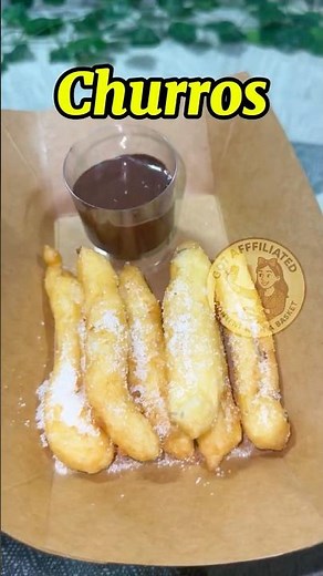 CHURROS|Crispy Golden Churros Recipe with Simple Ingredients and Rich Melted Chocolate Dipping Sauce