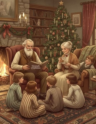 Grandparents tell a beautiful Christmas story 🤶🏻🕯✨️🎅🎄🎁 | The magic of christmas