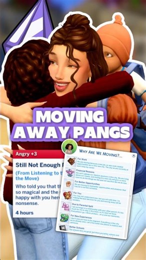 This Sims 4 Mod Makes Moving House SO Much More Realistic! 🏡 #thesims4 #sims4mods