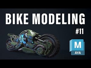 Bike Modeling Basic to Advance PART 11 Autodesk Maya