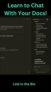 Learn to Chat With Your Docs! #microsoftcopilot #copilot #aitools #microsoftai