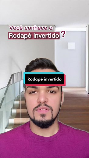 Rodapé Invertido: Toque Contemporâneo na Sua Decoração