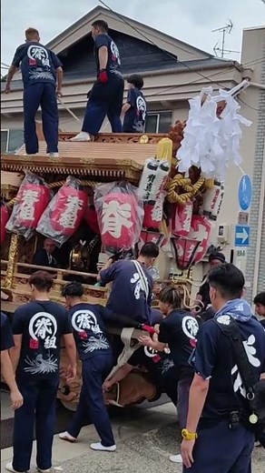 ‎【HD高画質】背戸口町 だんじり 平野郷夏祭り 杭全神社 ショート 4 令和5年 2023年‎7月‎13日