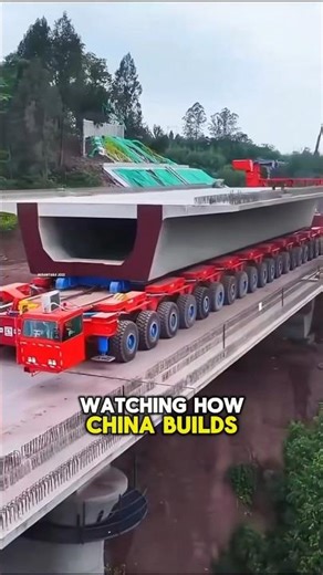 How China Builds high-speed Rail Bridges truly shocks me #shorts