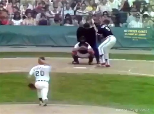 "Friends, around the majors this week, a lot of players seemed to have trouble getting their signals straight!" ~ Mel Allen (This Week In Baseball - June 1977) #TWIB #MLB #Bloopers #SaturdayMorning | Baseball by BSmile