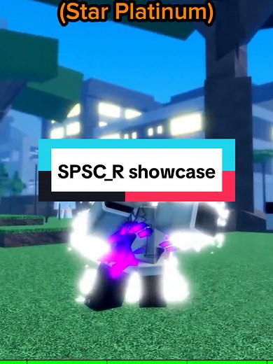 Star Platinum Showcase in Stand Power Roblox Gameplay