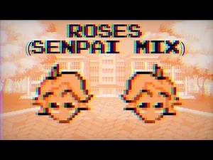 Roses (Senpai Mix) | Friday Night Funkin' Fanmade by Happy Hare