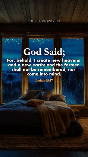A New Heaven and a New Earth 🌅 Isaiah 65:17 #bibleverses #jesuschrist #godsays #godsaid #godslove