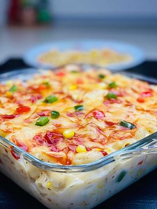 381K views · 9.6K reactions | No Oven Baked Cheese Macroni Yes you...