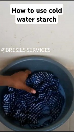 HOW TO USE COLD WATER STARCH