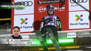 Winning jump: Sara Takanashi / #Lillehammer, March 2, 2022 #skijumping #FISskijumping | FIS Ski Jumping