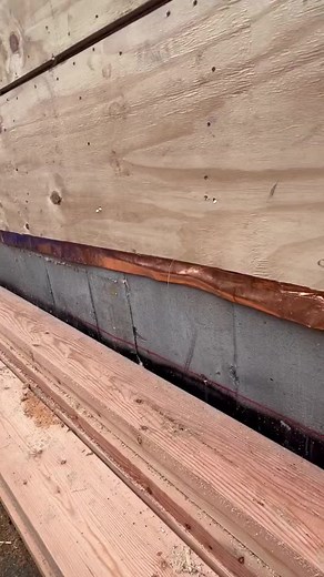 This is what a termite shield looks like! #fyp #fypシ #construction #build #termites #shield #Home #homeinspector #framing #homeinspection #inspectiontherapy #thatscool #DIY #house #copper #nowyouknow #part4 #realestate | Inspection Therapy
