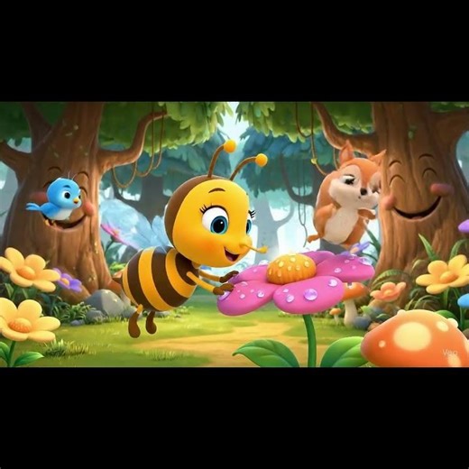 Bibi the Singing Bee 🐝 A Magical Forest Adventure for Kids