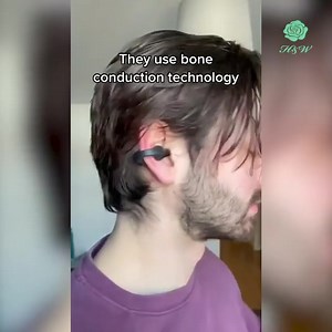 😎😎Wow, these are my coolest headphones ever! Earrings and earphones again!🏃Be safe, present, and aware. Introducing a new open-ear headphone that let you listen to music and sound, but also hear the world around you.🎧🎶 🎁This new wireless smart bone conduction earphone is your best choice!>>https://bit.ly/ambie-style #ambie same style 🎁Best Gift >> https://bit.ly/ambie-style | Chichic