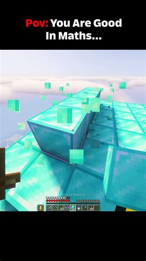 POV: You Never Skipped Math Classes.... #minecraft