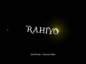 SANG RAHIYO 🤞🏻💛 Black Screen Whatsapp Status | New Viral Album Song Status | Jasleen Royal 🎶