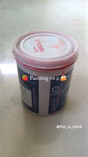 Easy Painting on a Window 🌺🪟 Fun Painting #easyacrylic #acrylicpainting #acrylicpaint #artshorts