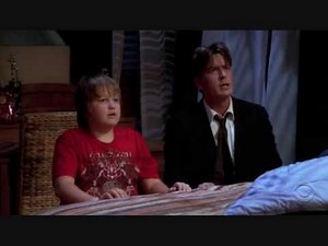 Charlie Sheen drunk in Two and a half men